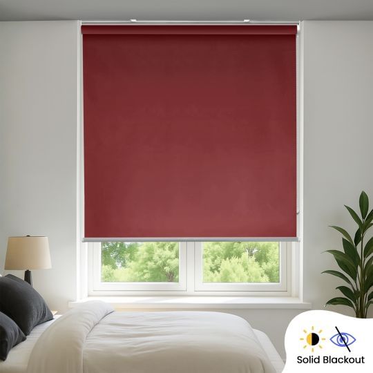 Blackout Solid Indoor Roller Blind (Polyester)